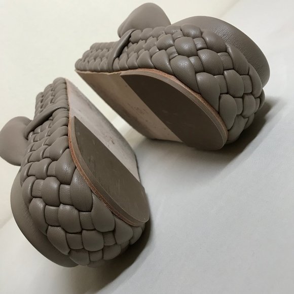 Paloma Barcelo Henry Constance Chunky Braided Platform Thong Sandals Size 38 - Picture 13 of 15